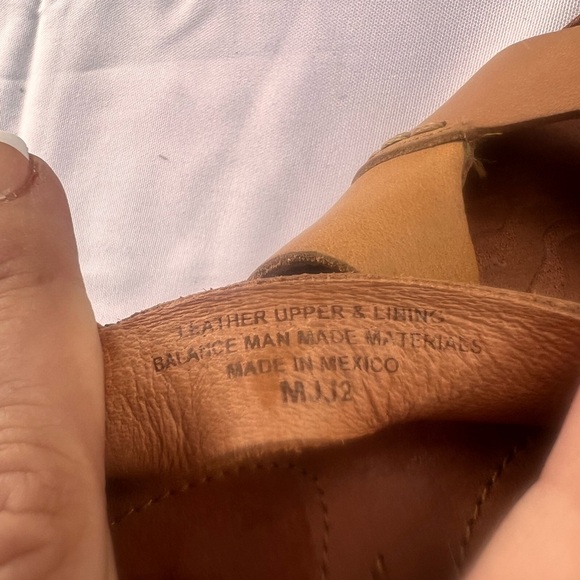 Born Beluna Cork Platform Wedge Sandals Womens 10/42 Brown Leather Boho Hippie - Picture 6 of 9